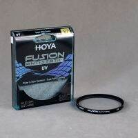 HOYA 49_52_55_58_62_67_72_77_82Mm ที่กรองรังสียูวีฟิวชั่นป้องกันไฟฟ้าสถิตย์แบบบางป้องกันการเกิดไฟฟ้าสถิตสำหรับเลนส์ป้องกันอุปกรณ์เสริมกล้องถ่ายรูป SLR