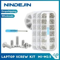 NINDEJIN Cross Mini Laptop Computer Screw Kit Nickel Plated M1 M1.2 M1.4 M1.7 M2 M2.5 Phillips Small Electronic Screw Set Nails Screws  Fasteners