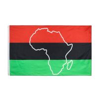 90x150cm Afro African Outline Flag