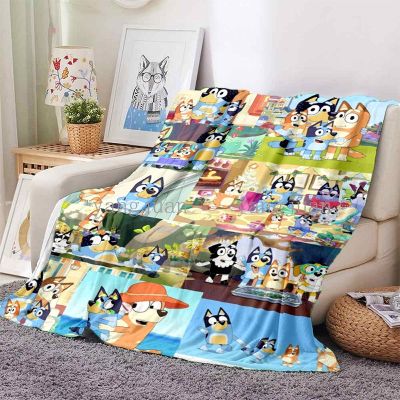 Brui Cartoon Anime Blanket Cute Dog Sofa Office Nap Air Conditioning Bed Soft Warmth Can Be Customized Y8