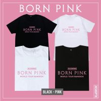 เสื้อยืดคุณภาพดี (พิมพ์พรีเมี่ยม)BORN PINK WORLD TOUR BKK t-shirt สกรีนด้านเดียว