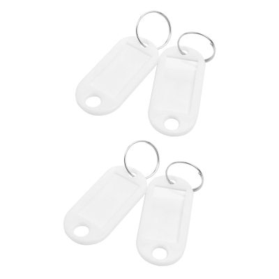 Key Ring Tags(200Pcs White)