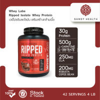 Whey Labs Ripped Isolate Whey Protein 4lbs - (เวย์โปรตีนลดไขมัน เสริมสร้างกล้ามเนื้อ)