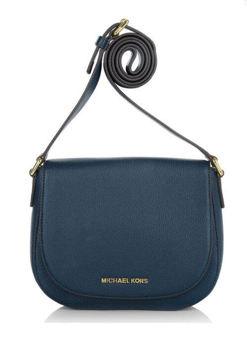 Trusted Malaysia Seller] Original Michael Kors Bedford Medium Convertible  Flap Shoulder Bag - Navy | Lazada