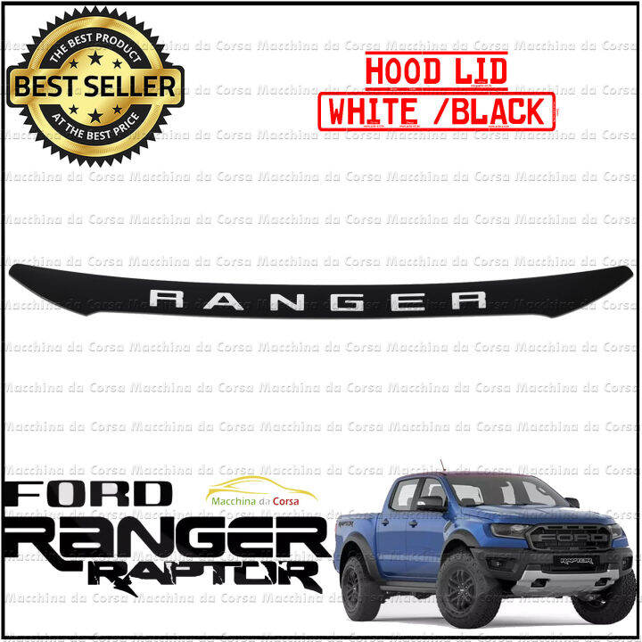 Ford Ranger Raptor Hood Ford Ranger Raptor 2019 2020 2021 RANGER WORD Hood Lid / Hood End Trim ...
