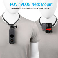 Camera Neck Holder Chest Mount POVVLOG for Insta360 One X3 X2 X RS R, Gopro Hero 11 10 9 8 7 6 5 4, DJI Osmo Action 3 2, AKASO