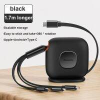 Baseus 100W 3-in-1 Charging Line Usb C Cable for iPhone 12 13 Charge Micro Type-C Fasting Charging for   iPad