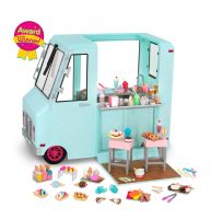 ตุ๊กตาโอจี Our Generation Dolls ( OG Dolls ) - Sweet Stop Ice Cream Truck - Blue รถไอศกรีมสีฟ้าสำหรับตุ๊กตาโอจี