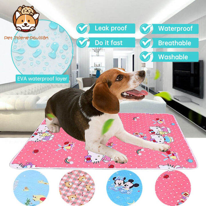 Washable Reusable pet Dog mats Pet Waterproof Puppy potty Training