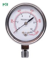 Diaphragm Pressure Gauge YE60 10KPa Gas Meter Overpressure Protected Micropressure Meter Kpa Meter