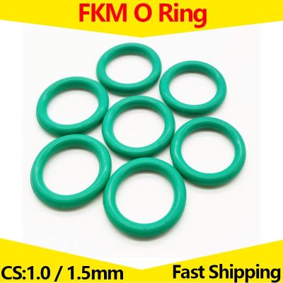 FKM O Ring Oil Seal  Sealing Washer Fluorous Rubber Gaskets WD 1.0mm 1.5mm Seat Ring OD 3mm-85mm Gas Stove Parts Accessories