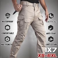 Men Tactical Cargo Pants Trousers Multi-pockets Pants Overalls Mens Cotton Pants S-3XL