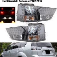 ไฟท้าย LED สำหรับ Mitsubishi Outler EX Phev 2007-2013 Bemper Belakang หยุดเบรกสัญญาณเลี้ยวไฟตัดหมอกอุปกรณ์ตกแต่งรถยนต์