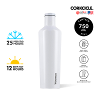 CORKCICLE ขวดสแตนเลสสูญญากาศ 3 ชั้น เก็บความเย็นได้ 25 ชม. เก็บความร้อนได้ 12 ชม. 750ML (25OZ) รุ่น CANTEEN MODERNIST WHITE