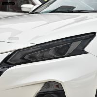 [More Suitable]สำหรับ Nissan Altima 2019 2020ไฟหน้ารถฟิล์มสีอ่อน TPU สีดำใสสติกเกอร์ป้องกันไฟ