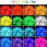 16สี RGB กันน้ำพวงมาลัยโคมไฟ12เมตร LED S Tring นางฟ้าแสงงานเลี้ยงวันเกิดตกแต่งห้องแสงสระว่ายน้ำครัวเรือน