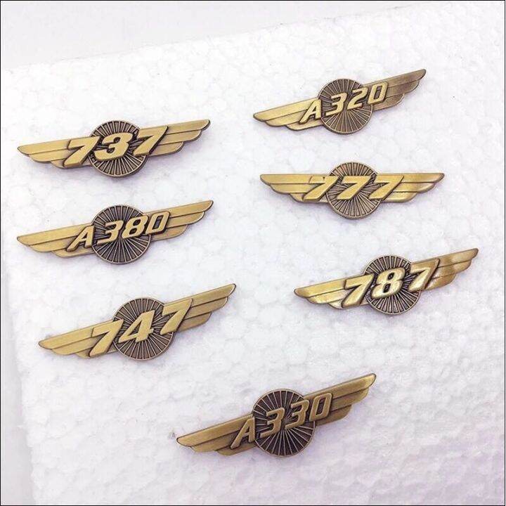 AVCRAFTZ BOEING AIRCRAFT WING PIN BROOCH AVIATION INSPIRED DESIGN ...