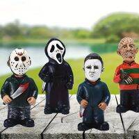 1 PC ฮาโลวีน Grim Reaper,Masked Man,แวมไพร์,White Faced Man,เครื่องประดับหัตถกรรมเรซิ่น, ตกแต่งห้องฮาโลวีน Goth,Ghost Face