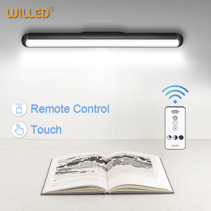 willed-โคมไฟตั้งโต๊ะ-led-โคมไฟตั้งโต๊ะแม่เหล็ก-bulit-in-2000mah-อ่านหนังสือตู้กระจกข้างเตียงชาร์จไฟกลางคืน