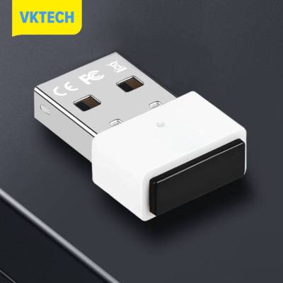 Vktech ตัวรับสัญญาณ USB ดองเกิลอะแดปเตอร์ปลั๊กแอนด์เพลย์ตัวรับสัญญาณ WiFi 3Mbps สำหรับพีซีลำโพงไร้สายเครื่องเสียงเมาส์บลูทูธ-รองรับ5.3