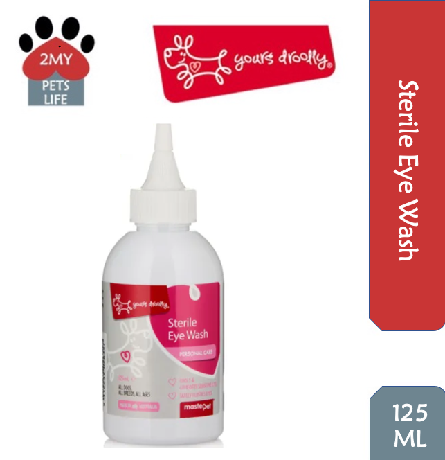 Yours Droolly Sterile Eye Wash for Dog & Cat 125ml Lazada