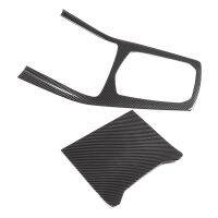 Carbon Fiber Car Center Console Gear Shift Panel Cover Trim Decoration for-BMW X5 G05 X7 G07 2019 2020