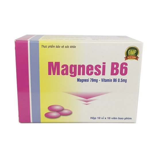 Viên uống magnesi b6 500 bổ sung magie, vitamin b6 giảm suy nhược thần kinh - ảnh sản phẩm 2