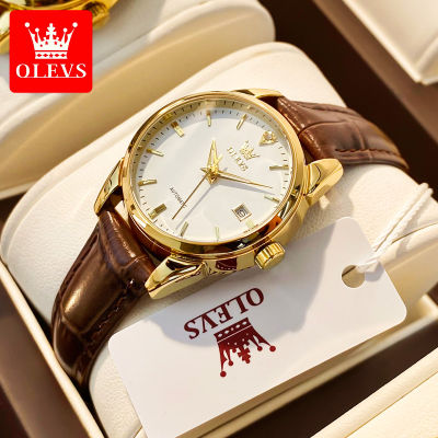 OLEVS นาฬิกาข้อมือสำหรับผู้หญิงของแท้  นาฬิกาแฟชั่น นาฬิกาคู่รัก กันน้ำได้