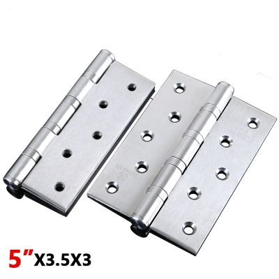 Wooden/ Steel Door Hinge 304 Stainless Steel Bearing Folding Room Door Hinges 2pcs Door Hardware Locks