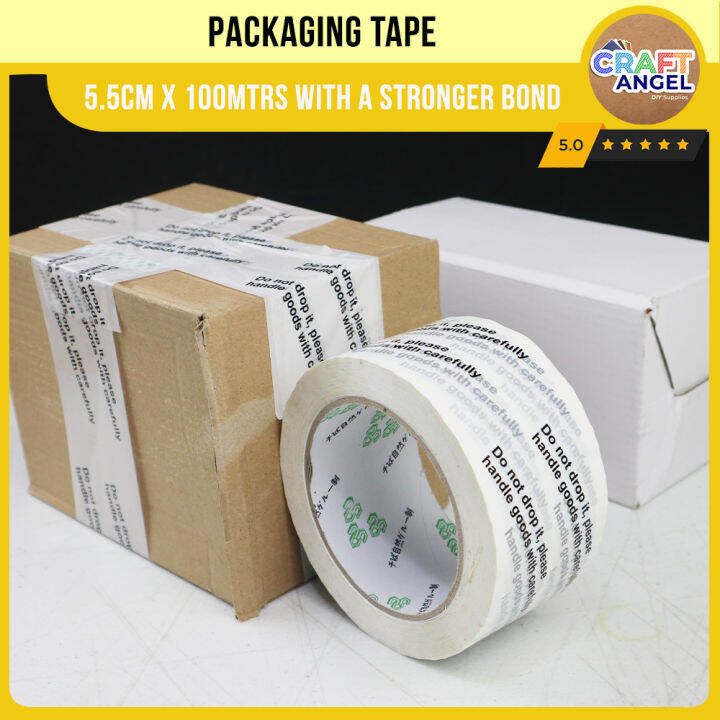 100 Meters Packing Tape "Do not drop it please handle goods with care