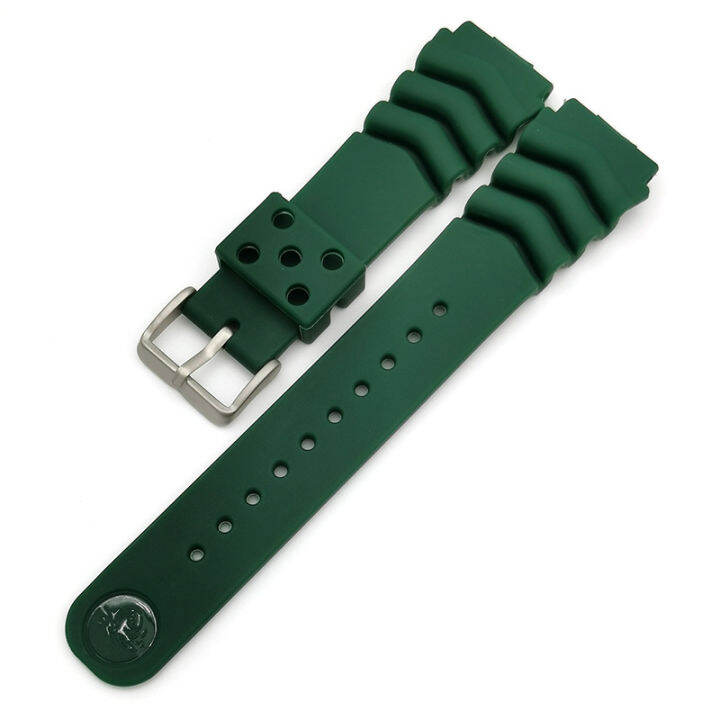 นาฬิกาดำน้ำ-strap18mm-20มม-22มม-สายซิลิโคนกันน้ำสำหรับ-seiko-skx007สายรัดข้อมือเล่นกีฬาอุปกรณ์เสริมสายรัดข้อมือ