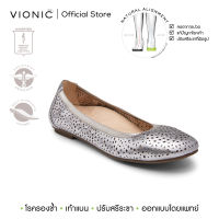 VIONIC รองเท้าคัทชู รุ่น ROBYN PERF MET สี PEWTER รองเท้าผู้หญิง รองเท้าหนัง รองเท้าเพื่อสุขภาพ