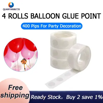 1000 PCS) Glue Point Clear Balloon Glue Removable Adhesive Dots