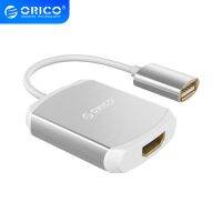 อะแดปเตอร์วิดีโอโทรศัพท์มือถือ ORICO 1080P VGA HD สำหรับตัวแปลงแท็บเล็ต iPhone Ipad พร้อมอะแดปเตอร์เสียง AUX 3.5มม.