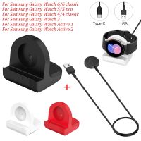 1เมตร USB สายชาร์จสำหรับ Galaxy Watch 6 5 Pro 4 3ตัวยึดสากลแท่นชาร์จสำหรับ Active 3 2 Dock Holder