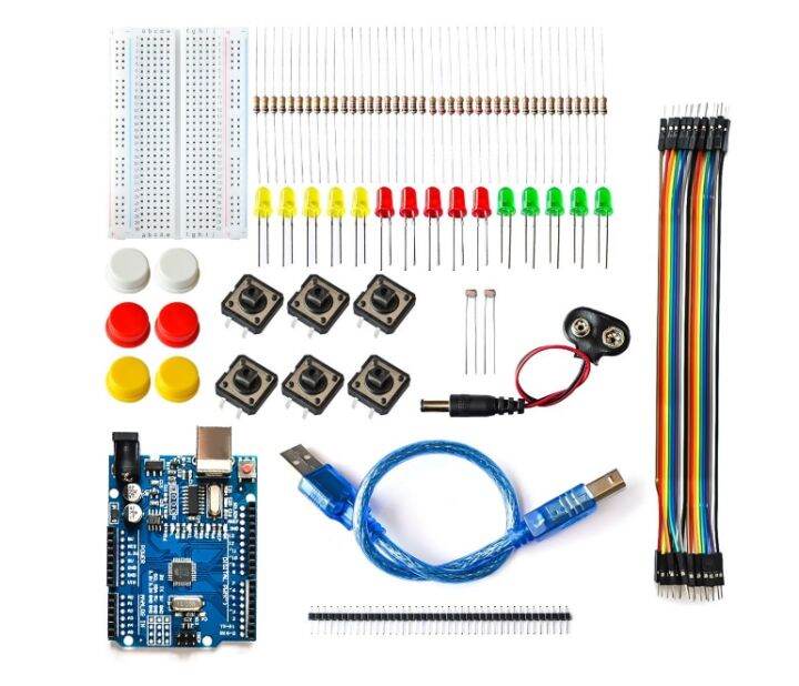 new Starter Kit for arduino UNO R3 mini Breadboard LED jumper wire ...