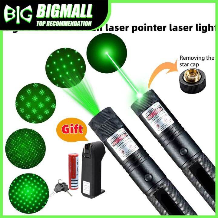 High Powerful Green laser pointer laser light Adjustable Focus powerful