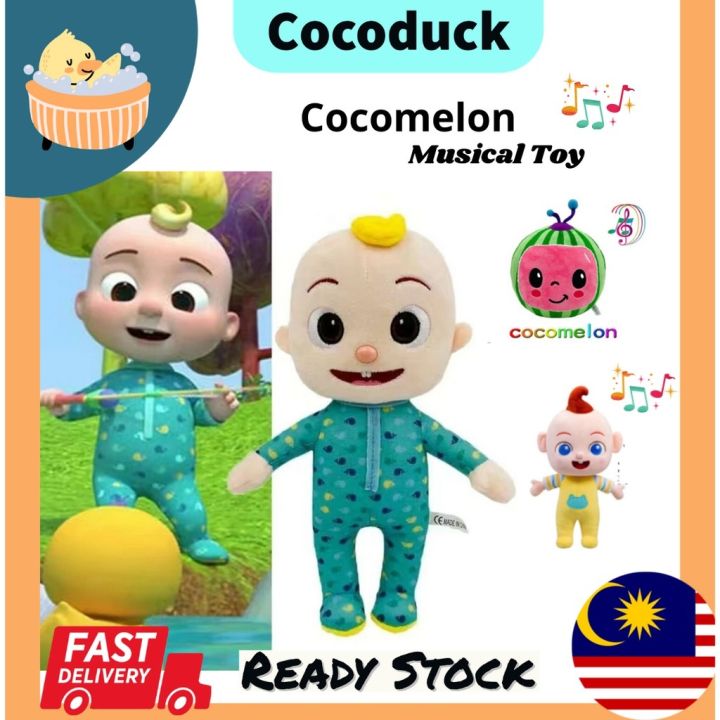 ○ Exkr91 Cocomelon Jj Super Jjo,ของเล่นเพลงแตงนุ่มๆ Boneka Mainan ตุ๊กตา การ์ตูนสำหรับเด็กทารก | Lazada.Co.Th