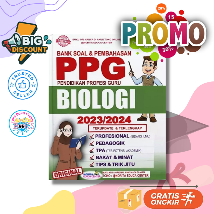 BUKU CPNS PPG BIOLOGI 2023-2024 BANK SOAL DAN PEMBAHASAN TERBARU DAN ...