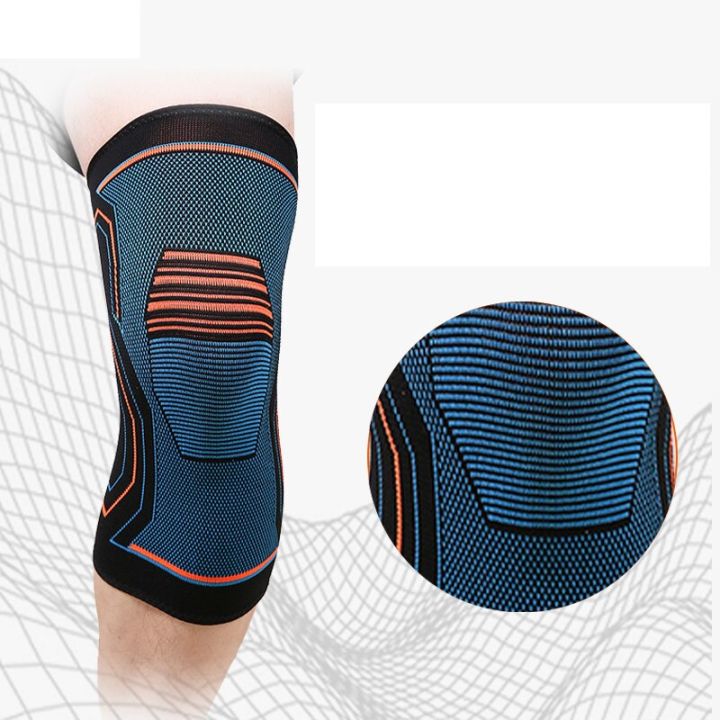 1pc-compression-knee-brace-workout-knee-support-for-joint-pain-relief-running-biking-basketball-knitted-knee-sleeve-for