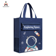 ELACCENT KIds Students large-capacity art remedial bag canvas shopping bag