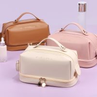 【jw】◇✉☊  Makeup-Bag for Large Toiletry Pu Leather Organizer Storage Gifts