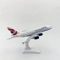 [20 CM] โมเดลเครื่องบิน British Airways A380 (Air Craft Metal Model) สวย งานละเอียด มีขาตั้งโชว์ - ของขวัญ ของสะสม ของตั้งโชว์