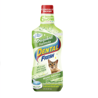 Dental Fresh Original Water Additive for Cats กำจัดกลิ่นปาก สำหรับสุนัขและแมว 240 ml สูตรฟันขาว