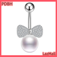 PDBH Fashion Store เครื่องประดับจิวสะดือมีพู่ทำจากสเตนเลสสตีลสะดือเล็บผึ้งแหวนประดับเจาะร่างกายจิวเวอรี่สะดือห่วงเจาะที่ห้อยเสื้อผ้าแฟชั่น