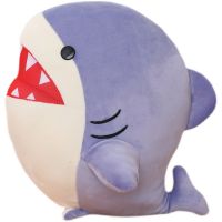 Shark Commander ยี่ห้อใหม่ Anime Final Fantasy XIV FF14น่ารัก Shark Soft Plush ตุ๊กตา Plush ของเล่นการ์ตูนคริสต์มาสของขวัญ30 Cm