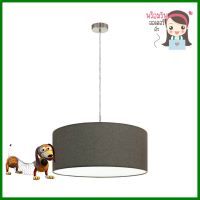 ไฟช่อ EGLO MD PASTERI 96381 ผ้า สีน้ำตาลรมดำ 1 หัวPENDANT LAMP EGLO MD PASTERI 96381 FABRIC ANTIQUE BROWN 1-LIGHT **คุณภาพดี**