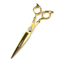 JP440C 6.8นิ้ว Aisson Golden Crostar Series Pet Cut Haircut Flat Cut Bang Cut