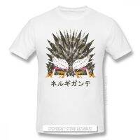 Monster Hunter Felyne Palico Game Tshirts For Men World Nergigante Kanji Funny Cotton T Shirt Gildan