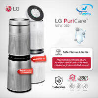 เครื่องฟอกอากาศ LG - LG PuriCare New 360 รุ่น AS10GDSH0, AS10GDWH0 GEN2 ขนาดพื้นที่ 100 ตร.ม.